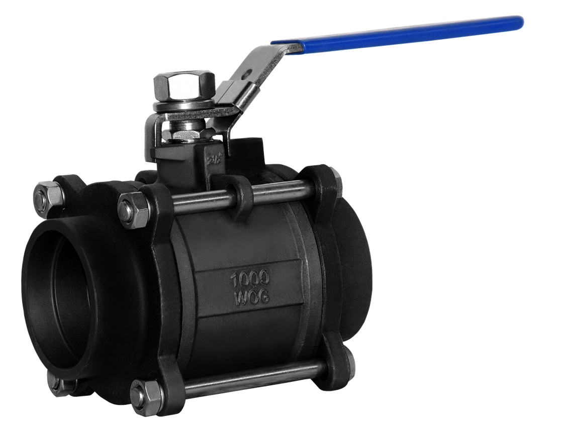 شیر توپی دنده‌ای فورج (A105)  - مقاوم و صنعتی | بردیا صنعت