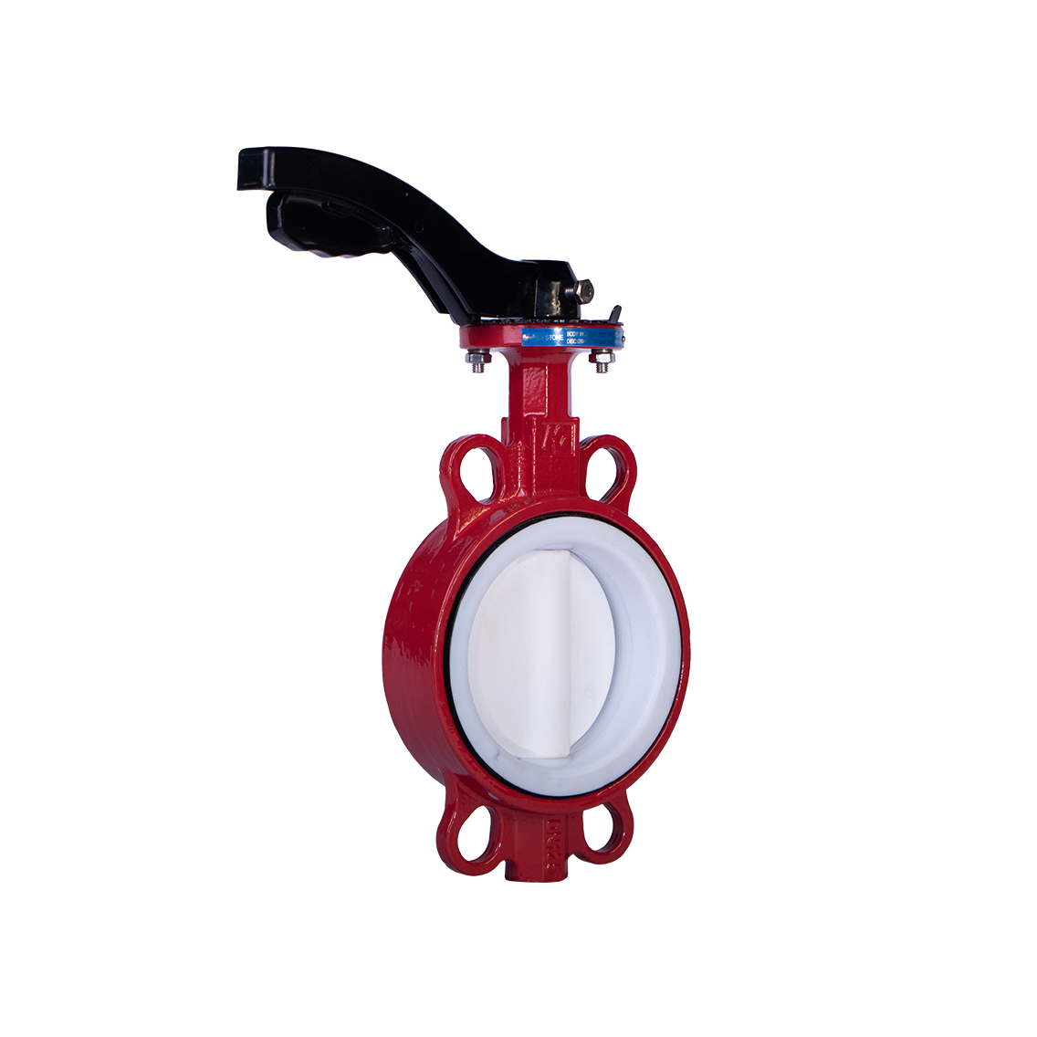 شیر پروانه بدنه فولاد تمام تفلون  - مقاوم و صنعتی | بردیا صنعت