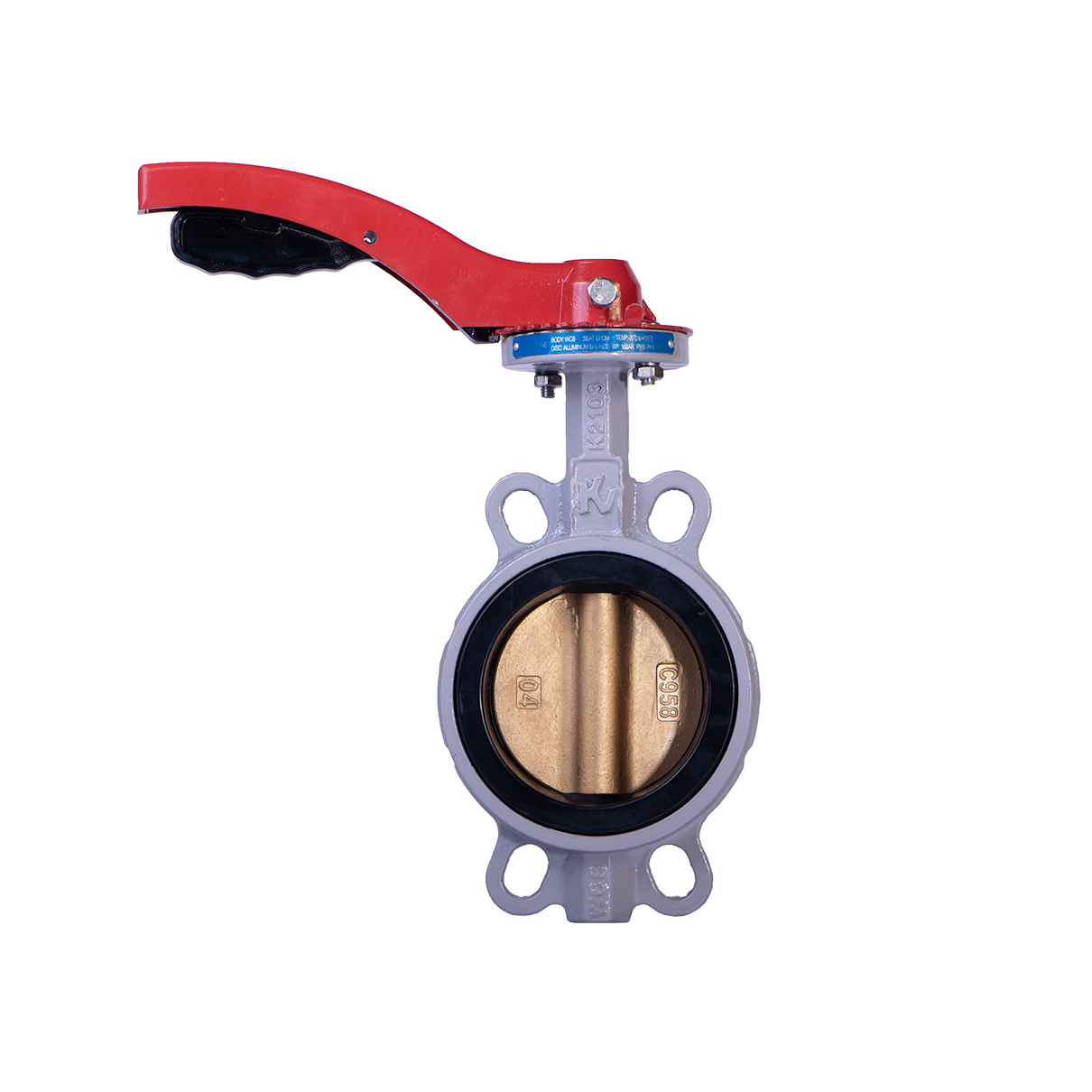 شیر پروانه فولادی دیسک آلومینیوم برنز – مقاوم و صنعتی | بردیا صنعت