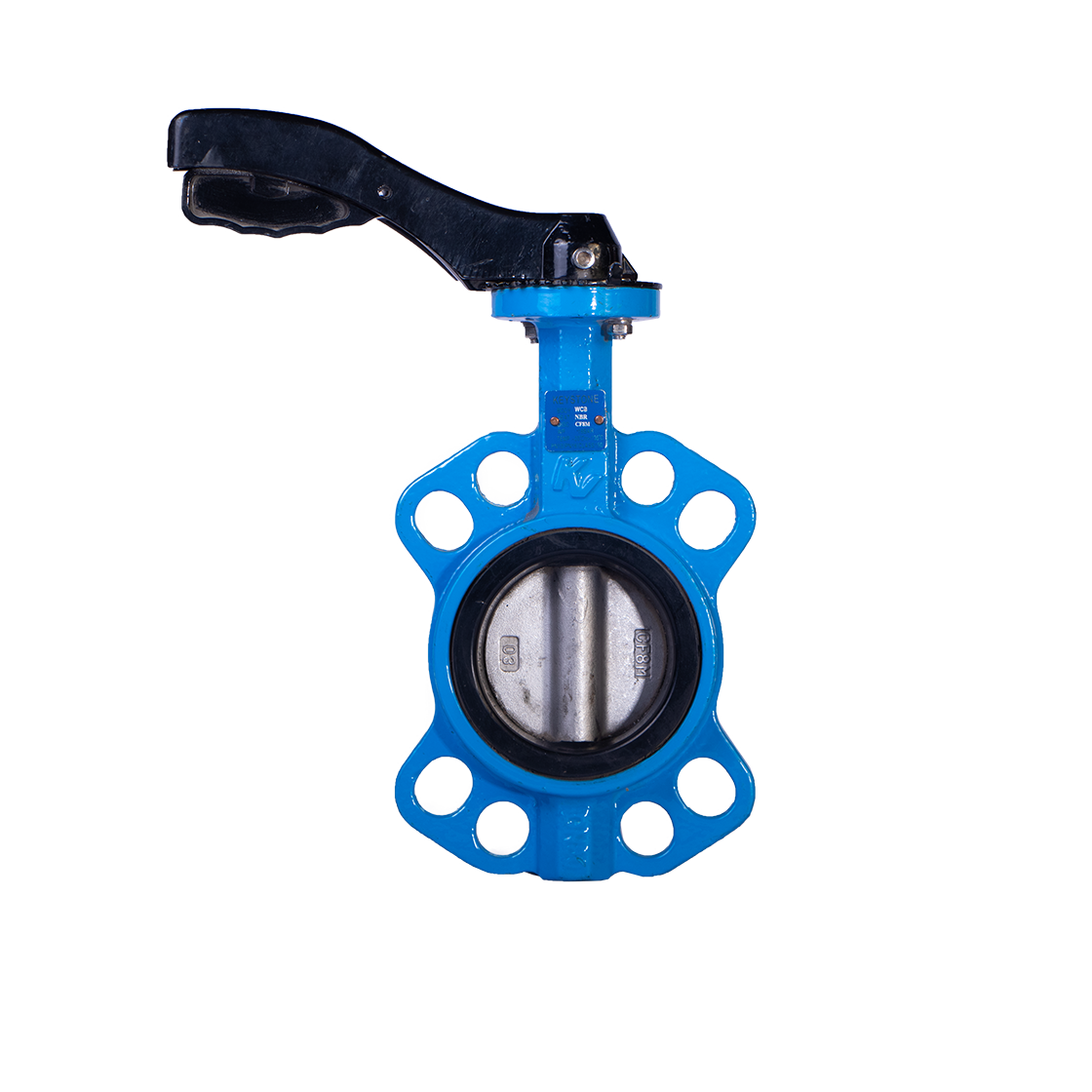 شیر پروانه بدنه فولاد دیسک استیل ۳۱۶  - مقاوم و صنعتی | بردیا صنعت