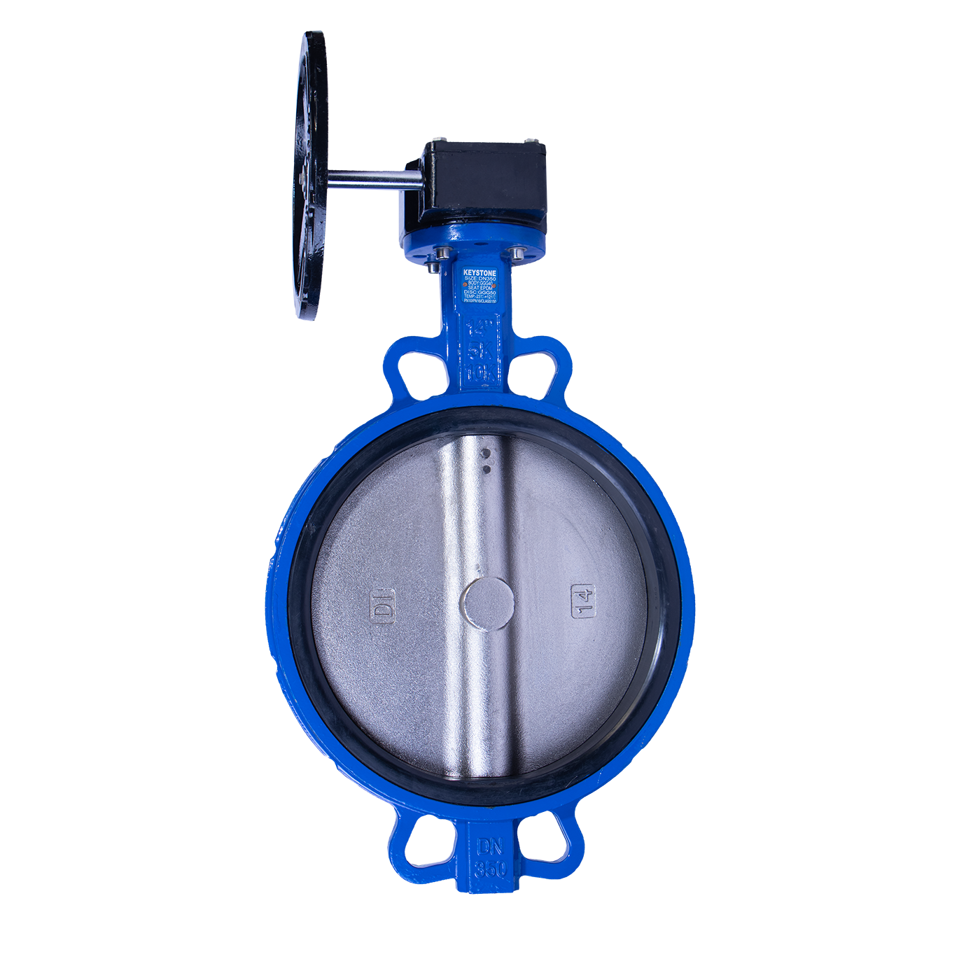 شیر پروانه چدنی با دیسک کروم – بهترین کیفیت | بردیا صنعت